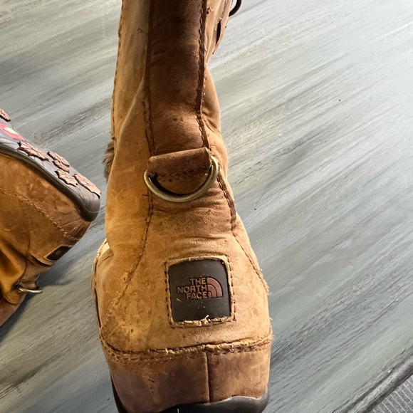 North face Prima Loft camel leather winter boots - Picture 5 of 5